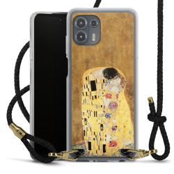 Carry Case Transparent Leather black/gold