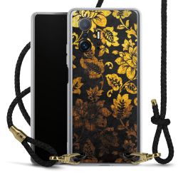 Carry Case Transparent Leather black/gold