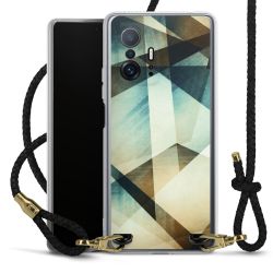 Carry Case Transparent Leather black/gold