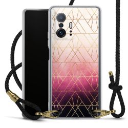 Carry Case Transparent Leather black/gold