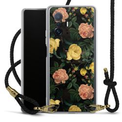 Carry Case Transparent Leather black/gold