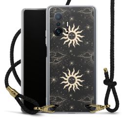 Carry Case Transparent Leather black/gold