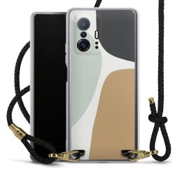 Carry Case Transparent Leather black/gold