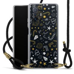 Carry Case Transparent Leather black/gold