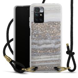 Carry Case Transparent Leather black/gold