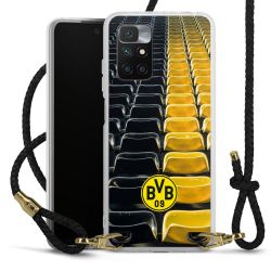 Carry Case Transparent Leather black/gold