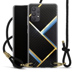 Carry Case Transparent Leather black/gold