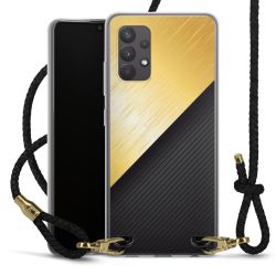 Carry Case Transparent Leather black/gold