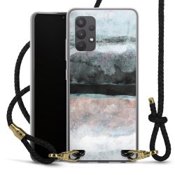 Carry Case Transparent Leather black/gold