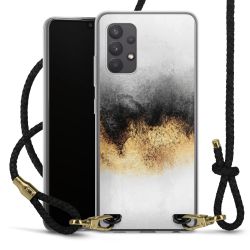 Carry Case Transparent Leather black/gold