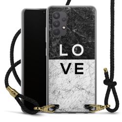 Carry Case Transparent Leather black/gold