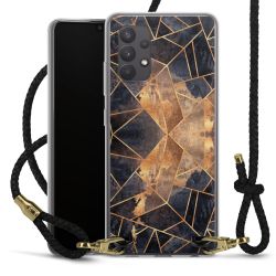 Carry Case Transparent Leather black/gold