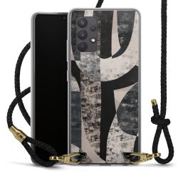 Carry Case Transparent Leather black/gold