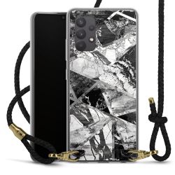 Carry Case Transparent Leather black/gold