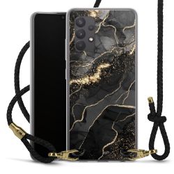 Carry Case Transparent Leather black/gold