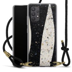 Carry Case Transparent Leather black/gold