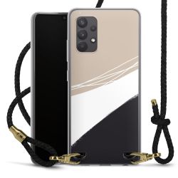 Carry Case Transparent Leather black/gold