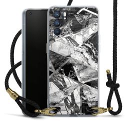 Carry Case Transparent Leather black/gold