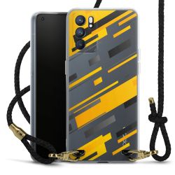 Carry Case Transparent Leather black/gold