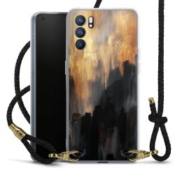 Carry Case Transparent Leather black/gold