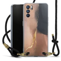 Carry Case Transparent Leather black/gold