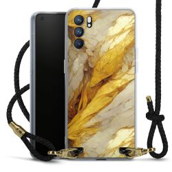 Carry Case Transparent Leather black/gold