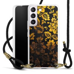 Carry Case Transparent Leather black/gold