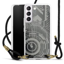 Carry Case Transparent Leather black/gold