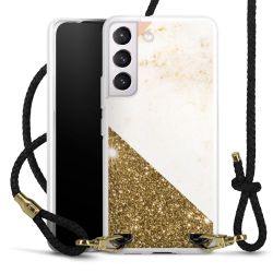 Carry Case Transparent Leather black/gold