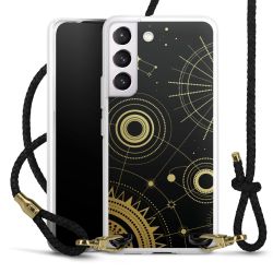 Carry Case Transparent Leather black/gold