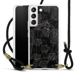 Carry Case Transparent Leather black/gold