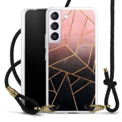 Carry Case Transparent Leather black/gold