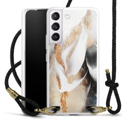 Carry Case Transparent Leather black/gold