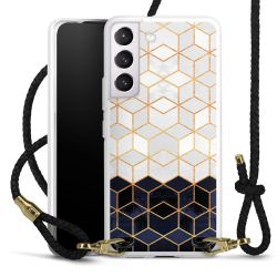 Carry Case Transparent Leather black/gold