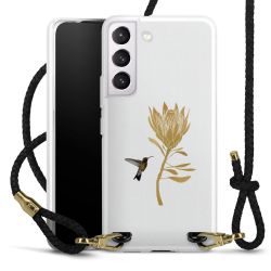 Carry Case Transparent Leather black/gold