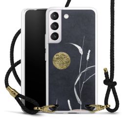 Carry Case Transparent Leather black/gold