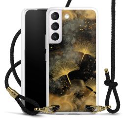 Carry Case Transparent Leather black/gold