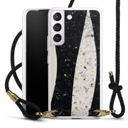 Carry Case Transparent Leather black/gold