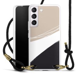 Carry Case Transparent Leather black/gold