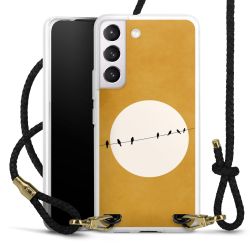 Carry Case Transparent Leather black/gold