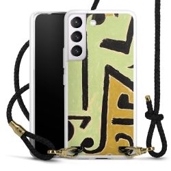 Carry Case Transparent Leather black/gold