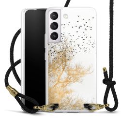 Carry Case Transparent Leather black/gold