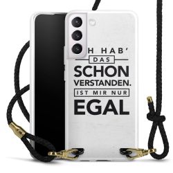 Carry Case Transparent Leder schwarz/gold