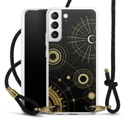 Carry Case Transparent Leather black/gold