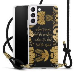 Carry Case Transparent Leather black/gold