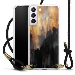 Carry Case Transparent Leather black/gold