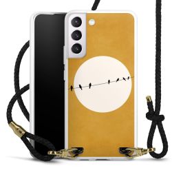 Carry Case Transparent Leather black/gold