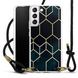 Carry Case Transparent Leather black/gold