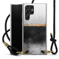 Carry Case Transparent Leather black/gold