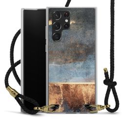 Carry Case Transparent Leather black/gold